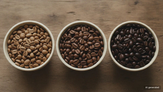 Röstgrade bei Kaffee: hell, mittel und dunkel erklärt