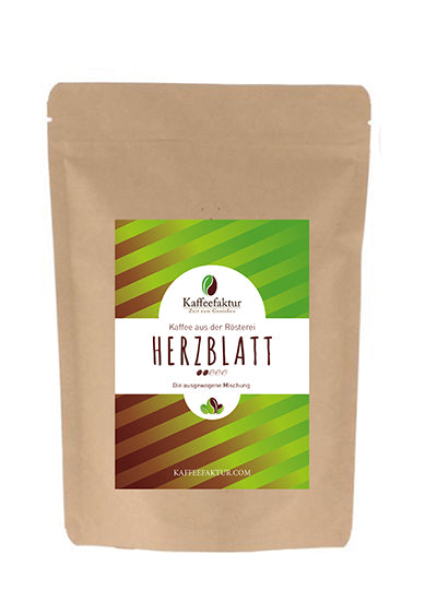 Kaffee Herzblatt